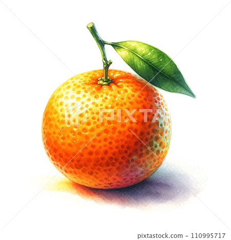 帶葉子的橘子 110995717