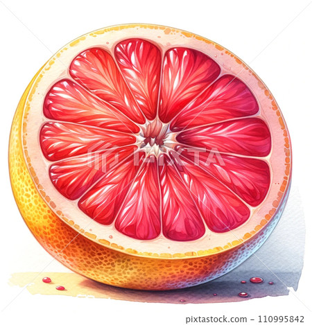 pink juicy fruits 110995842