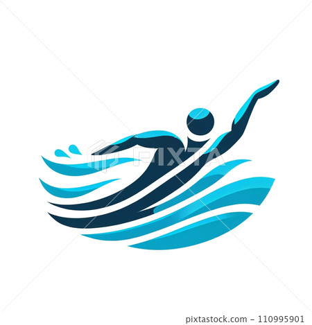 swimming pictogram 110995901