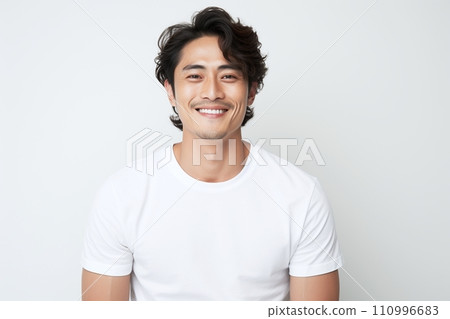 美膚男子/白T卹“AI生成圖像” 美膚男子/白T卹“AI生成圖像” 110996683