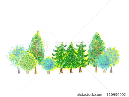 Row of trees 110996902