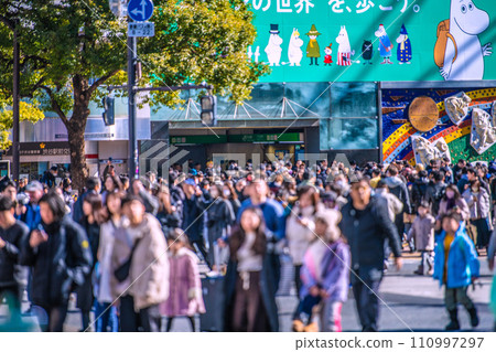 日本東京城市景觀JN.1...零馬的澀谷再次出現...為什麼我們不能了解擴張的原因...馬是不必要的/通風= 27日 110997297