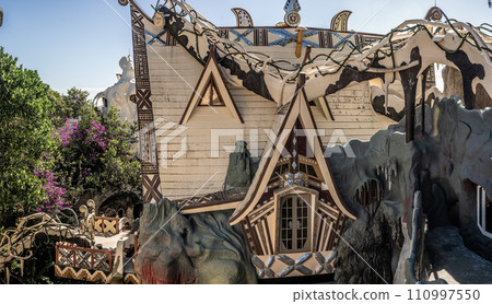 Crazy House, Dalat, Vietnam. Crop views of crazy house hotel in dalat, vietnam Crazy House, Dalat, Vietnam. Crop views of crazy house hotel in dalat, vietnam 110997550