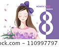 Happy womens day background vector design 110997797