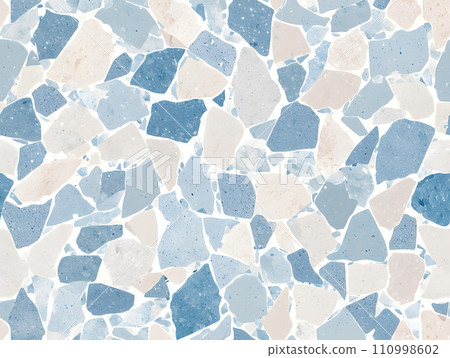 Multicolored terrazzo texture design background 110998602