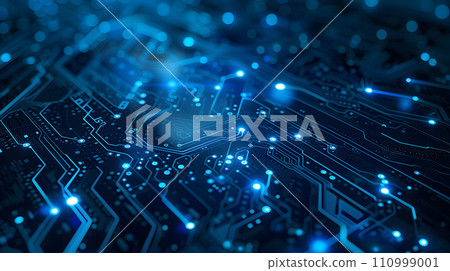 Modern technology background with blue sparkles Modern technology background with blue sparkles 110999001
