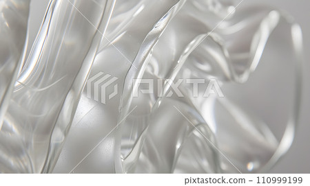 Abstract silver texture with iridescent shine 110999199