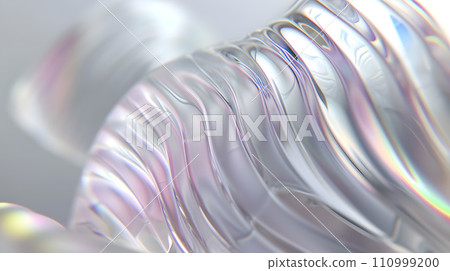 Abstract silver texture with iridescent shine 110999200