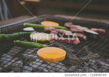 燒烤 烘烤的 炙烤的 110999549