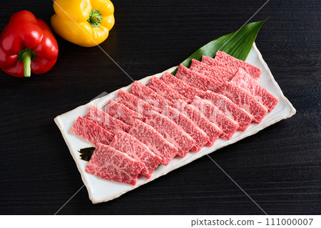 Domestic wagyu beef marbled meat for yakiniku Domestic wagyu beef marbled meat for yakiniku 111000007