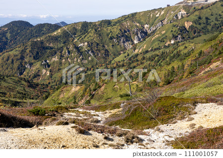志賀高原美麗的橫手山秋景 志賀高原美麗的橫手山秋景 111001057