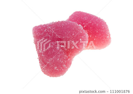gummy hearts isolated gummy hearts isolated 111001876