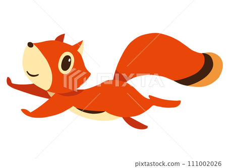 20 hand-drawn cute squirrel characters (running pose) 20 hand-drawn cute squirrel characters (running pose) 111002026