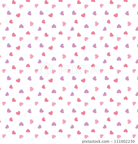 Small pink and purple hearts seamless pattern Small pink and purple hearts seamless pattern 111002230