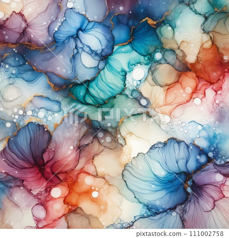 Fluid alcohol watercolor 111002758