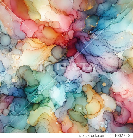 Fluid alcohol watercolor 111002760