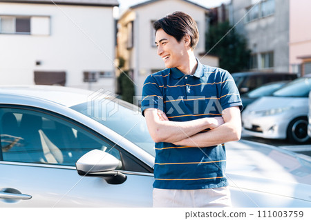 A young man who got his own car 111003759