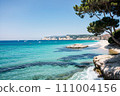 Beautiful mediterranean seaside scenery AI generated 111004156