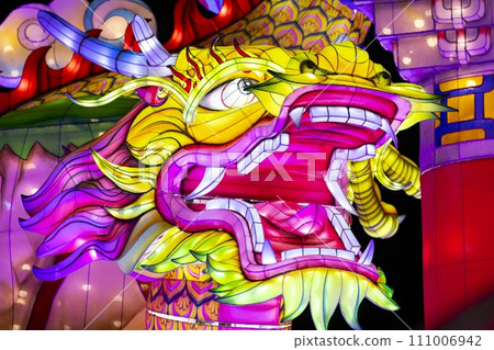 dragon, lantern, flower lantern, lantern festival, lantern, dragon, flower lantern, lantern festival, lantern festival 111006942