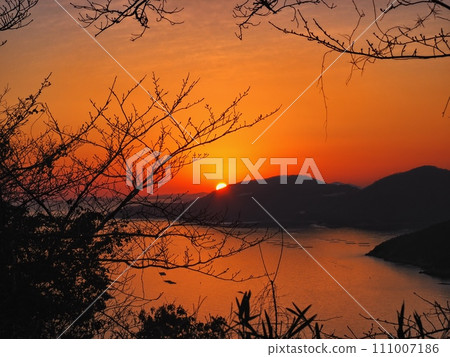 從萬葉岬看到的播磨灘夜景 從萬葉岬看到的播磨灘夜景 111007186