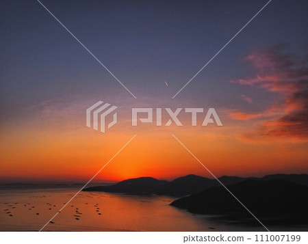 Evening view of Harima Nada seen from Cape Manyo 111007199