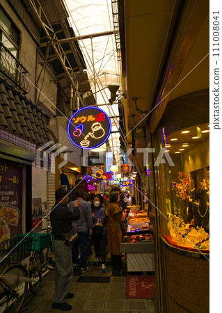 [Osaka Prefecture] Bustling Tsuruhashi Shopping Street in March 111008041