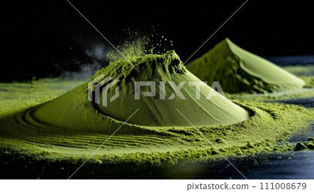 Matcha powder AI generated image 111008679