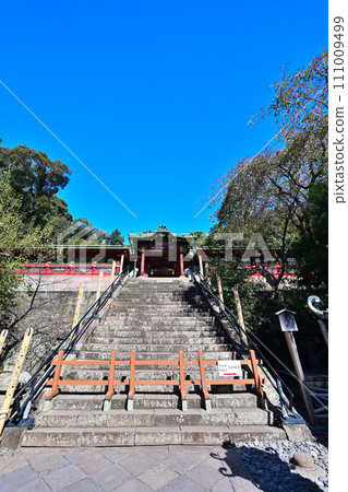 The grounds and view of Kunozan Toshogu Shrine in Sunpu, said to be the tomb of Tokugawa Ieyasu The grounds and view of Kunozan Toshogu Shrine in Sunpu, said to be the tomb of Tokugawa Ieyasu 111009499