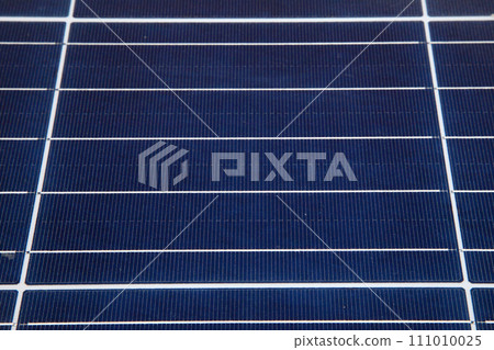 Solar panel. Solar panels installed in a rural area. Solar power plant in a field. Solar panel produces green, environmentally friendly energy from the sun. 111010025