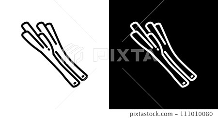 Designated vegetable long onion icon 111010080