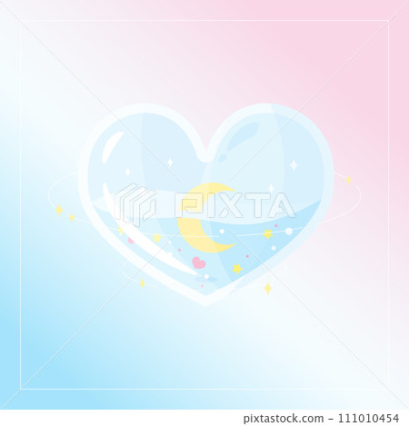 sky blue heart charm 111010454