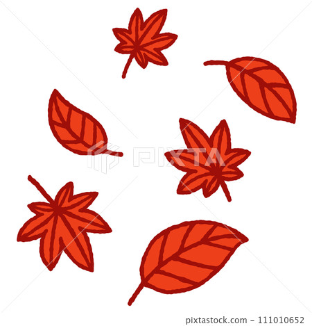 簡單的秋天葉子圖 簡單的秋天葉子圖 111010652