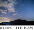 mountain sky and stars 111010829
