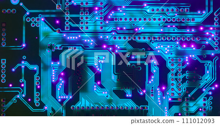 Electronic circuit board close up, background with circuit board Electronic circuit board close up, background with circuit board 111012093