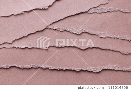 Textured background made of torn paper. Stripes. Textured background made of torn paper. Stripes. 111014806