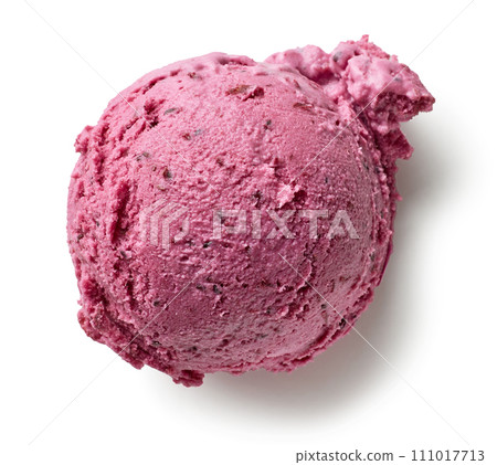 black currant ice cream scoop 111017713