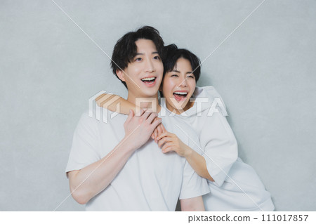 Couple cuddling Couple cuddling 111017857