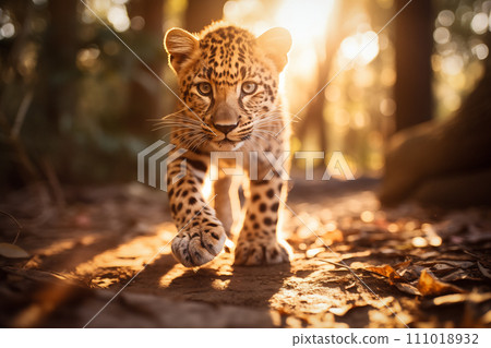 A Baby Leopard in the Wild 111018932