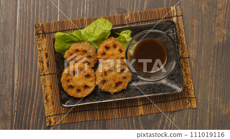 Lotus root fry image 111019116