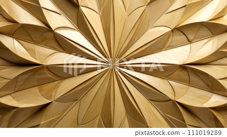 Close-up, wood marquetry wallpaper, abstract pattern background, Generative AI Close-up, wood marquetry wallpaper, abstract pattern background, Generative AI 111019289