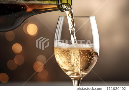 倒白葡萄酒 1 AI 生成的圖像 111020402