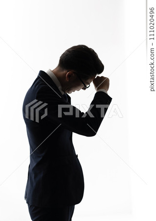 Thinking businessman 111020496