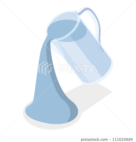 3D Isometric Flat Vector Illustration of Cooking Ingredients. Item 3 111020884