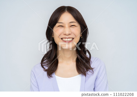 Smiling middle-aged woman, beautiful middle-aged woman, wife Smiling middle-aged woman, beautiful middle-aged woman, wife 111022208