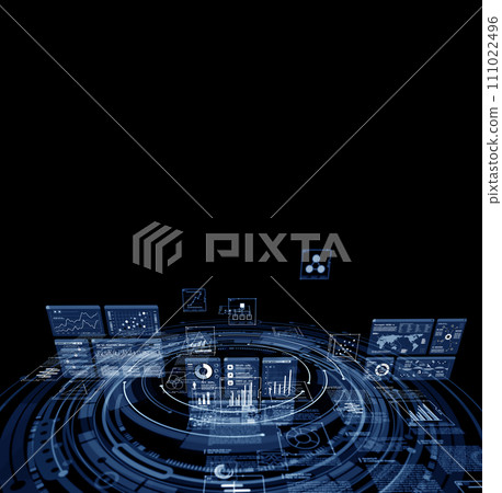 Cyber CG hologram 111022496