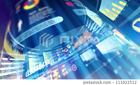 Cyber CG hologram Cyber CG hologram 111022512