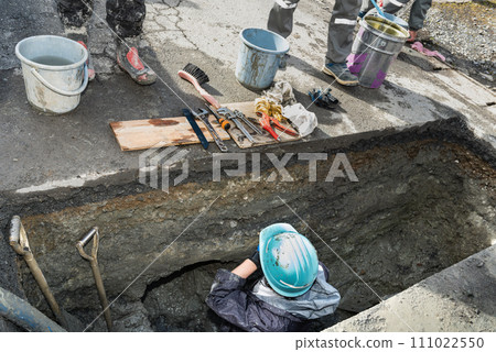 Waterworks Water supply leak repair Waterworks Water supply leak repair 111022550