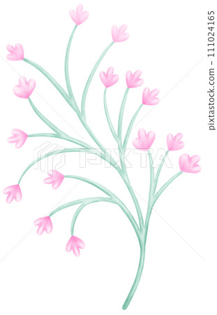 Hand-Drawn Watercolor flower Clipart: Create Beautiful Floral Designs with Ease Hand-Drawn Watercolor flower Clipart: Create Beautiful Floral Designs with Ease 111024165