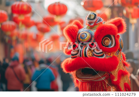 AI-generated content. Ceremonial dragon gaze 111024279