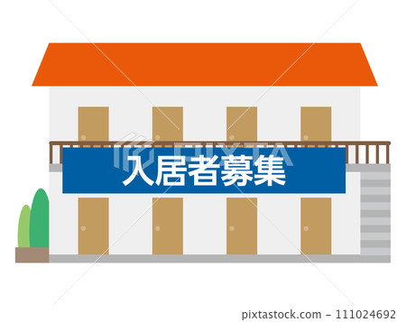 Illustration of an apartment looking for tenants 111024692